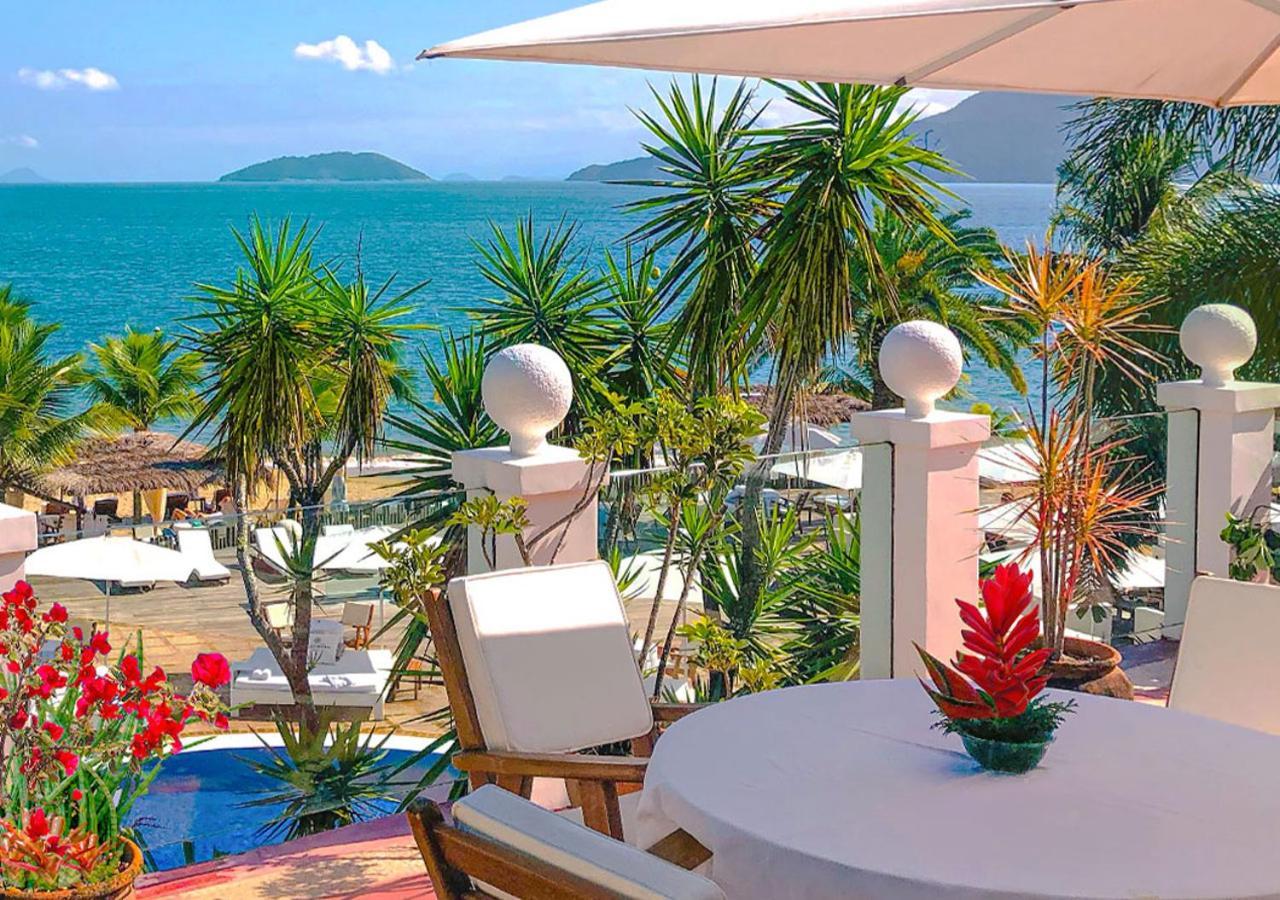 Dpny Beach Hotel & Spa Ilhabela Bagian luar foto View of the beach from the hotel
