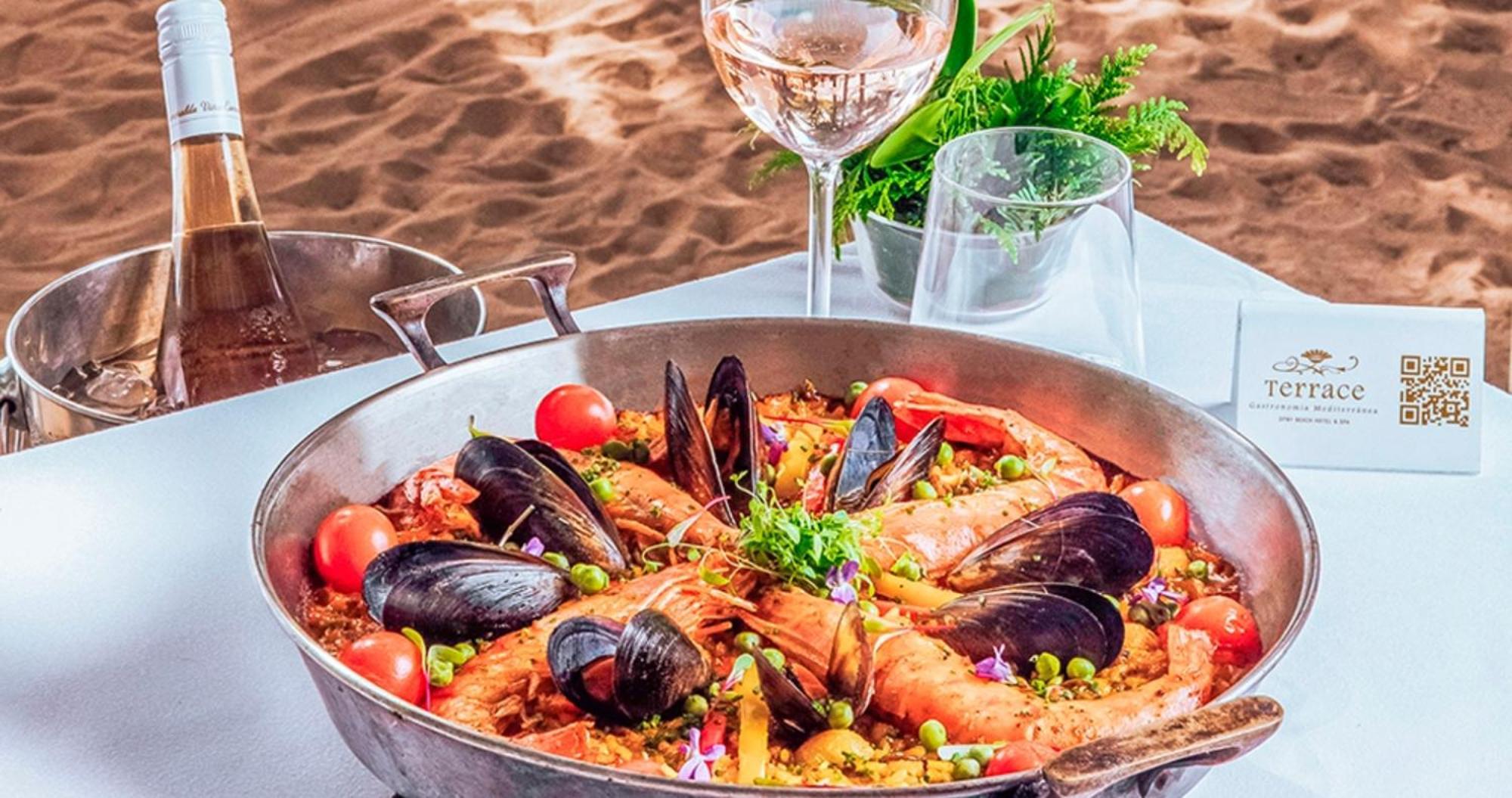Dpny Beach Hotel & Spa Ilhabela Bagian luar foto Paella